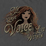 Men's The Little Mermaid Ariel My True Voice Lies Within  Adult T-Shirt