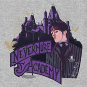 Men's Wednesday Nevermore Academy  Adult T-Shirt