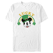 Men's Mickey & Friends Lucky Rainbow  Adult T-Shirt