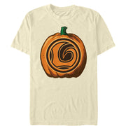 Men's Marvel Halloween Loki Logo Pumpkin  Adult T-Shirt