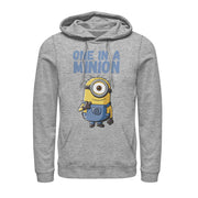 Men's Despicable Me Cute One in a Minion  Adult Pull Over Hoodie