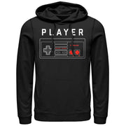 Men's Nintendo Player Controller  Adult Pull Over Hoodie