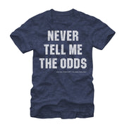 Men's Star Wars Never Tell Me the Odds  Adult T-Shirt