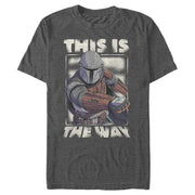 Men's Star Wars: The Mandalorian This is the Way  Adult T-Shirt