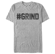 Men's CHIN UP Hashtag Grind  Adult T-Shirt