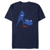 Men's DC League of Super-Pets Wonder Woman and PB Silhouette  Adult T-Shirt