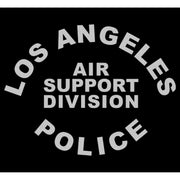 Men's LAPD Los Angeles Air Support Division Police in Silver  Adult T-Shirt