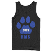 Men's Stranger Things Hawkins Middle School Cubs Logo  Adult Tank Top