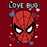 Men's Marvel Spider-Man Candy Heart Love Bug  Adult T-Shirt