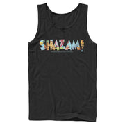 Men's Justice League Shazam Dragon Fruit Logo  Adult Tank Top