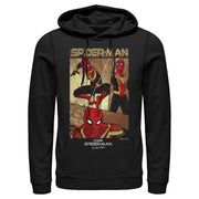 Men's Marvel Spider-Man: No Way Home Three Panel Poster  Adult Pull Over Hoodie