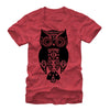 Men's Lost Gods Tribal Print Owl  Adult T-Shirt