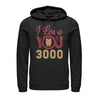 Men's Marvel Iron Man Love 3000  Adult Pull Over Hoodie