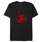 Men's The Batman Red Shadows  Adult T-Shirt