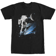 Men's Lost Gods Boombox Astronaut in Space  Adult T-Shirt