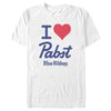 Men's Pabst I Heart Beer  Adult T-Shirt