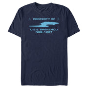 Men's Star Trek: Discovery Property of Shenzhou NCC-1227  Adult T-Shirt