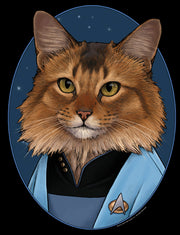 Men's Star Trek: The Next Generation Doctor Beverly Crusher Cat  Adult T-Shirt