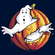 Men's Ghostbusters Halloween Pumpkin Logo  Adult Sweatshirt