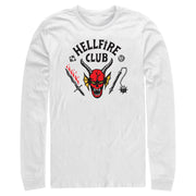 Men's Stranger Things Welcome to the Hellfire Club  Adult Long Sleeve Shirt