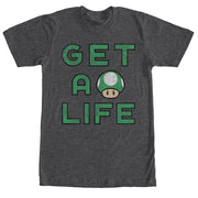 Men's Nintendo Mario Get Life  Adult T-Shirt