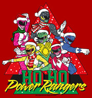 Men's Power Rangers Santa Rangers  Adult T-Shirt