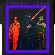 Men's Star Wars: Return of the Jedi Return of the Jedi Retro Villains Poster  Adult T-Shirt