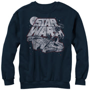 Men's Star Wars Millennium Falcon TIE Advanced  Adult Sweatshirt