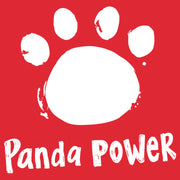 Men's Turning Red Panda Power Paw Print  Adult T-Shirt