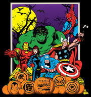 Men's Marvel Halloween Avengers Scene  Adult T-Shirt