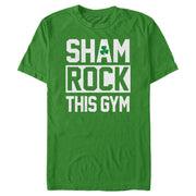 Men's Lost Gods St. Patrick's Day Sham Rock this Gym  Adult T-Shirt