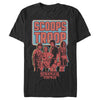 Men's Stranger Things Scoops Troop Character Pose  Adult T-Shirt