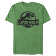 Men's Jurassic World Spray Paint Print Logo  Adult T-Shirt