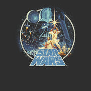 Men's Star Wars Classic Scene Circle  Adult T-Shirt