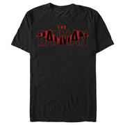 Men's The Batman Red Movie Logo  Adult T-Shirt