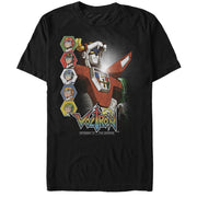 Men's Voltron: Defender of the Universe Character Panels  Adult T-Shirt