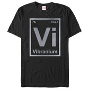 Men's Marvel Black Panther Vibranium Element  Adult T-Shirt