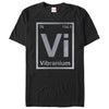 Men's Marvel Black Panther Vibranium Element  Adult T-Shirt