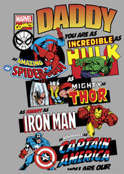 Men's Marvel Ultimate Dad Compilation  Adult T-Shirt