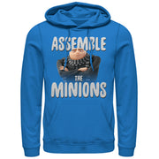 Men's Despicable Me Gru Assemble the Minions  Adult Pull Over Hoodie