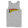 Men's Superman Classic Text Logo  Adult Tank Top