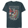 Men's Voltron: Defender of the Universe Retro Rainbow Lions  Adult T-Shirt