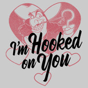 Men's Peter Pan Valentine's Day Captain Hook I'm Hooked on You  Adult Sweatshirt