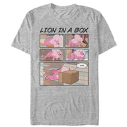 Men's Steven Universe Lion in a Box  Adult T-Shirt