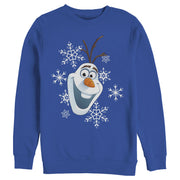 Men's Frozen Olaf Smile  Adult Sweatshirt