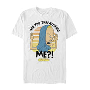 Men's Beavis and Butt-Head Cornholio Are You Threatening Me  Adult T-Shirt