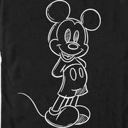 Men's Mickey & Friends Sketch Portrait  Adult T-Shirt