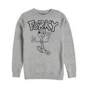 Men's Toy Story Running Forky  Adult Sweatshirt