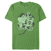 Men's Looney Tunes St. Patrick's Day Four-Leaf Clover Group  Adult T-Shirt