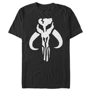 Men's Star Wars Mandalorian Skull Logo  Adult T-Shirt